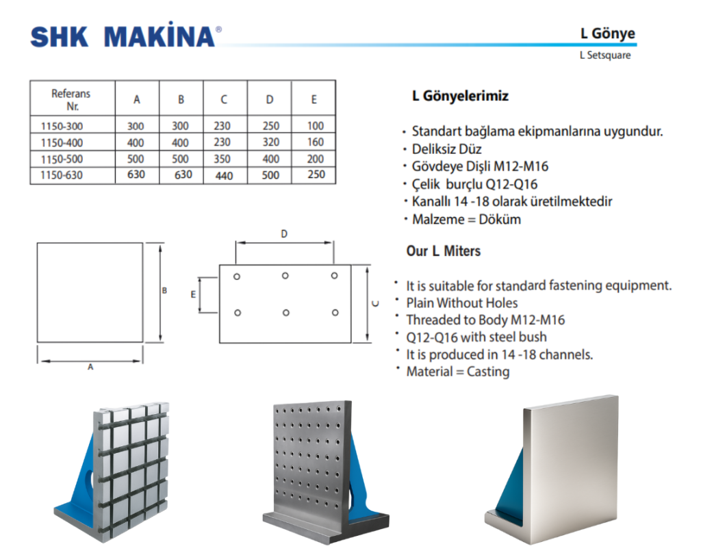 L Gönye / L Setsquare